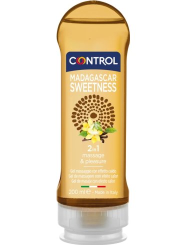 Control gel per massaggi 2 in 1 madagascar - aroma vaniglia - 200 ml