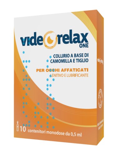 Videorelax one - collirio lenitivo e lubrificante per occhi affaticati - 10 contenitori monodose