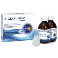 Atomix Wave Dispositivo Igiene Rinofaringea con Erogatore e Terminale Nasale 2x250 ml 