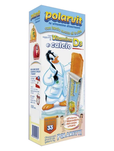 Polarvit preparato liquido per ghiaccioli con vitamina d3 ecalcio 5 pezzi 3 mix agrumi e 2 amarena