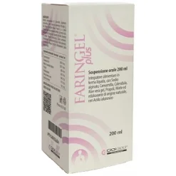 Faringel Plus - Integratore per il Trattamento del Reflusso Gastro-Esofageo con Acido Ialuronico - 200 ml