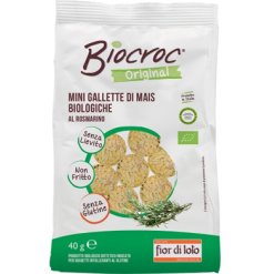 BIOCROC MINI GALLETTE DI MAIS ROSMARINO BIO 40 G