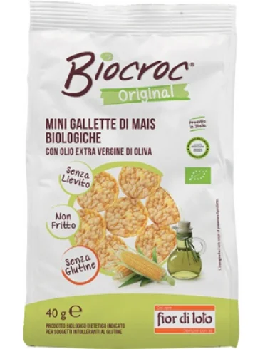 Biocroc mini gallette mais bio 40 g Biocroc mini gallette mais bio 40 g
