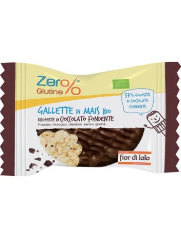 Gallette mais ric cioccolato fondente bio 32 g Gallette mais ric cioccolato fondente bio 32 g