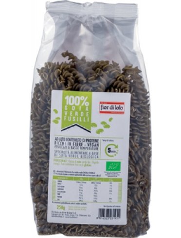 Fusilli di soia verde bio 250 g