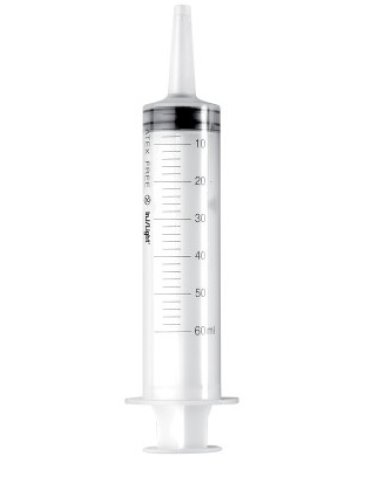 Siringa sterile monouso 60ml cono catetere centrale inj-light senza ago 1 pezzo