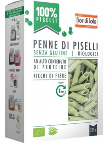 Penne piselli verdi senza glutine 250 g Penne piselli verdi senza glutine 250 g
