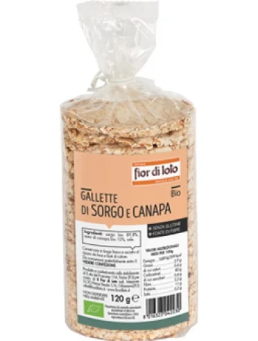 Gallette sorgo e canapa 120g Gallette sorgo e canapa 120g