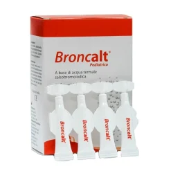 Broncalt Pediatrico - Soluzione Fisiologica per Doccia Nasale - 20 Flaconcini x 2 ml