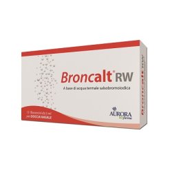 Broncalt RW - Soluzione con Acqua Termale per Doccia Nasale - 15 Flaconcini x 5 ml