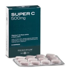 Principium Super C 500 mg - Integratore di Vitamina C per Difese Immunitarie - 24 Compresse