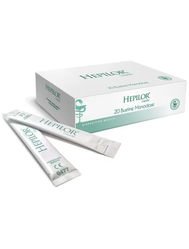 Hepilor liquido - trattamento del reflusso gastro-esofageo - 20 bustine Hepilor liquido - trattamento del reflusso gastro-esofageo - 20 bustine