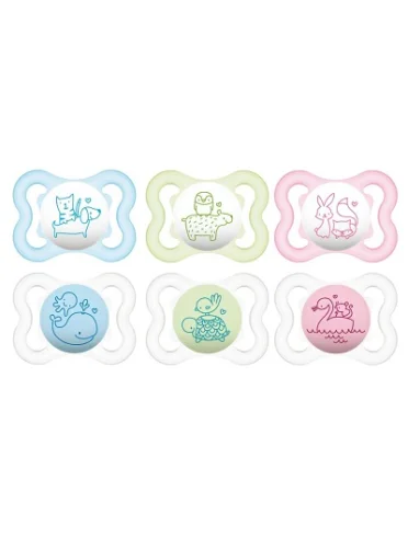 Mam air succhietto 2-6 mesi caucciu' confezione doppia Mam air succhietto 2-6 mesi caucciu' confezione doppia