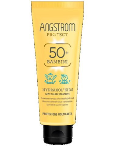 Angstrom protect hydraxol - latte solare idratante per bambini con protezione molto alta spf 50+ - 125 ml