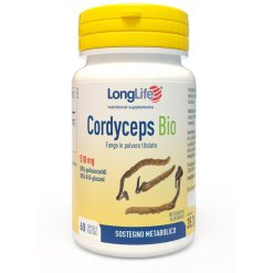 LongLife Cordyceps Bio 510 mg - Integratore per Sostegno Metabolico - 60 Capsule