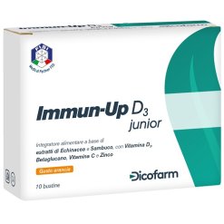 Immun Up D3 Junior Integratore Difese Immunitarie 10 Bustine