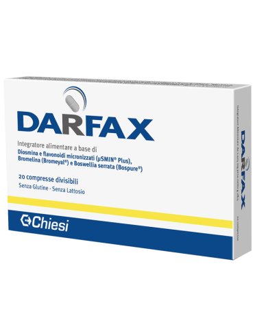 Darfax - integratore per il microcircolo e gambe pesanti - 20 compresse divisibili