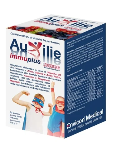 Auxilie immuplus junior solubile 30 bustine Auxilie immuplus junior solubile 30 bustine
