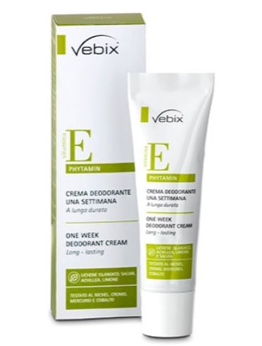 Vebix phytamin crema deodorante 1 settimana 25 ml