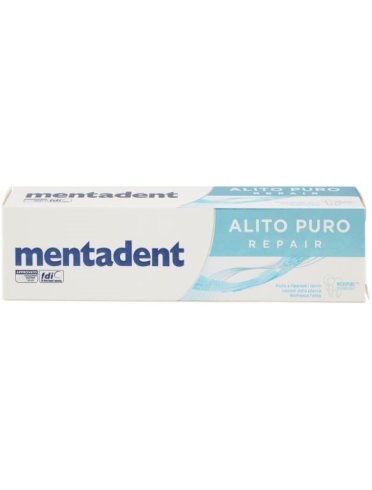 Mentadent maximum protection alito puro dentifricio 75 ml