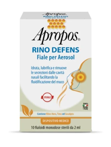 Apropos rino defens 10 fiale per aerosol 2 ml Apropos rino defens 10 fiale per aerosol 2 ml