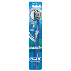 Oral-B Complete 5 Way Clean - Spazzolino con Testina Media 40 mm