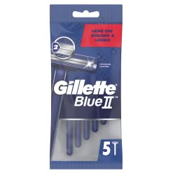 Gillette Blue II - Rasoio Usa e Getta - 5 Pezzi