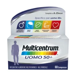 Multicentrum Uomo 50+ - Integratore Multivitaminico - 60 Compresse