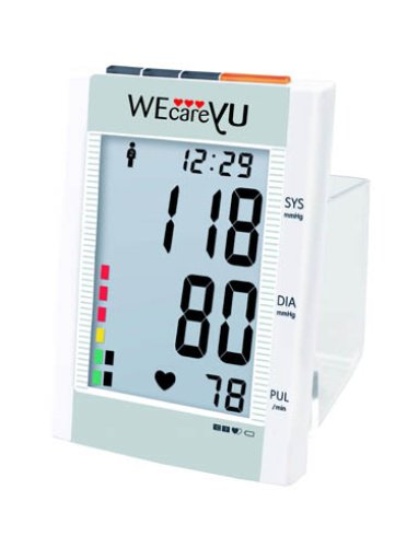 Misuratore pressione braccio verticale wecareyu cardio-plus