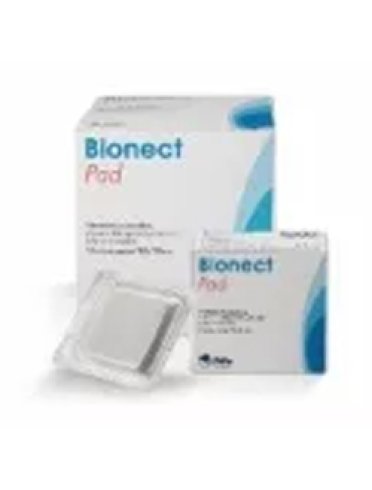 Bionect pad - placchette spugnose con acido ialuronico - misura 10 x 10 cm - 5 pezzi
