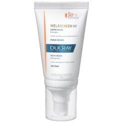Ducray Melascreen UV - Crema Solare Viso Ricca SPF50+ - 40 ml