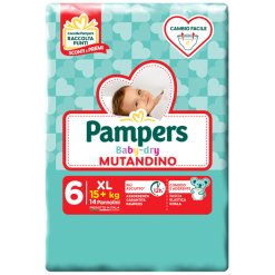 Pampers Baby Dry Mutandino - Pannolini Taglia 6 - 14 Pezzi
