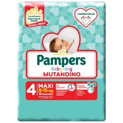 Pampers Baby Dry Mutandino - Pannolino Taglia 4 - 16 Pezzi