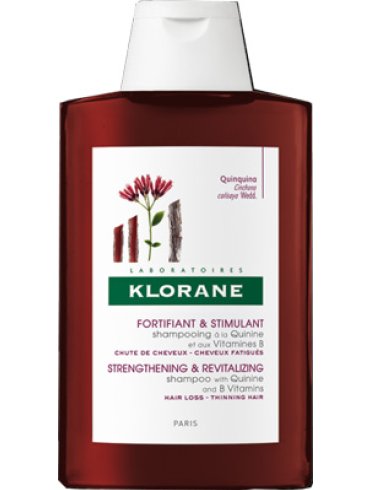 Klorane shampoo chinina e vitamine b l18 400 ml