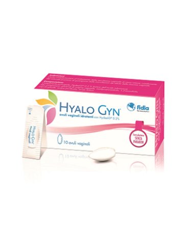 Hyalo gyn - trattamento della secchezza vaginale - 10 ovuli