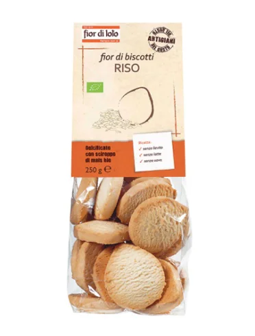 Fior di biscotti riso 250 g Fior di biscotti riso 250 g