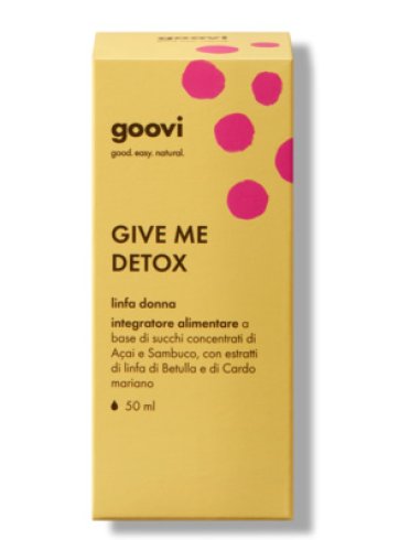 Goovi give me detox linfa donna integratore drenante 50 ml