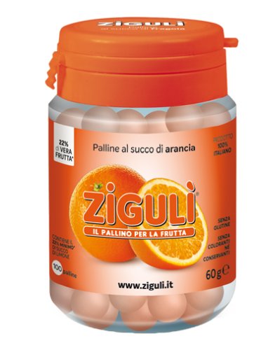 Ziguli arancia 100 palline 60 g