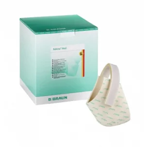 MEDICAZIONE IDROCELLULARE BISTRATIFICATA NON ADERENTE IN SCHIUMA DI POLIURETANO CONFORMATA X IL TALLONE ASKINA HEEL 2255CMQ 5 PEZZI
