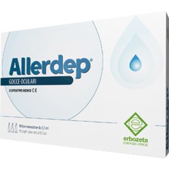 Allerdep - Collirio Oculare Idratante Antiossidante - 10 Fiale Monodose x 0.5 ml