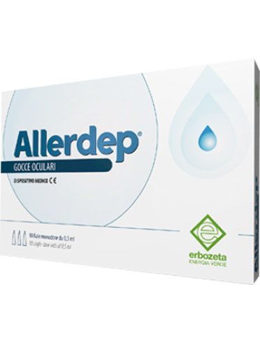 Allerdep - collirio oculare idratante antiossidante - 10 fiale monodose x 0.5 ml
