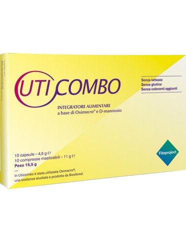 Uticombo integratore vie urinarie 10 capsule + 10 compresse