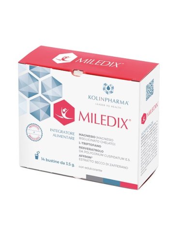 Miledix - integratore per la funzionalità muscolare e psicologica - 14 bustine