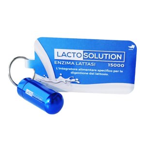 Lactosolution 15000 - Integratore per Digestione del Lattosio - 15 Compresse con Portapillole