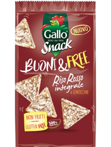 Buoni&free snack riso rosso + lenticchie 80 g