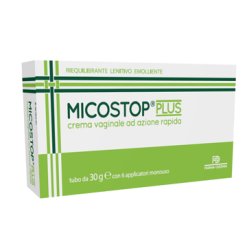 Micostop Plus - Crema Vaginale Riequilibrante per Micosi - 30 g + 6 Applicatori