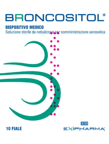Broncositol soluzione sterile da nebulizzare per somministrazione aerosolica 10 fiale 3 ml Broncositol soluzione sterile da nebulizzare per somministrazione aerosolica 10 fiale 3 ml