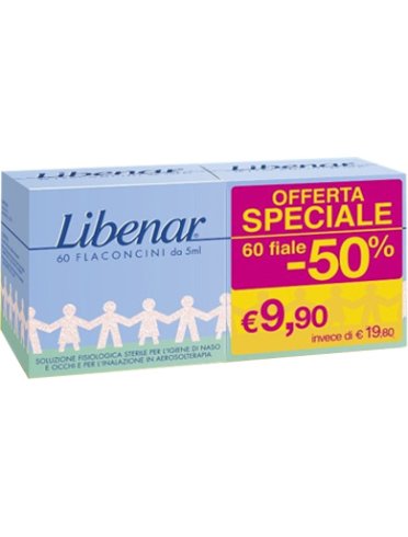 Libenar - soluzione fisiologica - 60 flaconcini da 5 ml