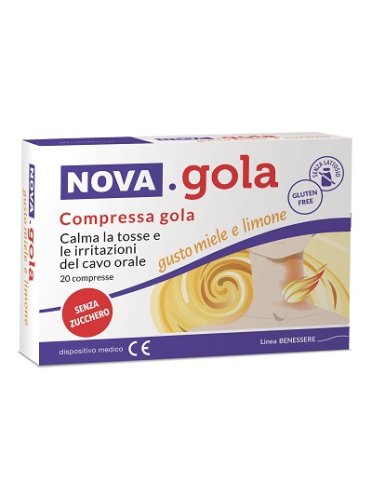 Nova gola limone/miele 20 compresse Nova gola limone/miele 20 compresse