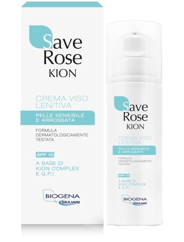 Biogena save rose kion - crema viso lenitiva e disarrossante - 50 ml